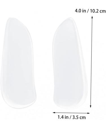 FRCOLOR Supination Insoles - 4 Pairs Orthotic Foot Massage Inserts for Height Increase & Corrective Support - Comfortable Half Insoles for O Legs & X Legs - Buy Online on GoSupps.com