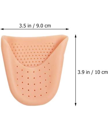 Beaupretty 3 Pairs Pouches Pointe Heel Protector Topper Inserts Protection for Forefoot Guards Silicone Dance Covers Cushion Women Gel Comfortable Ball Shoes Sleeve Filler Point Breathable As Shown 10x9cm - Buy Online on GoSupps.com