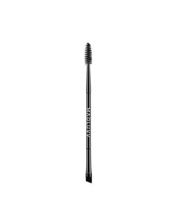 Duo Eyebrow Brush by Madluvv - Angled Eye Brow Brush and Spoolie Brush Professional Eye Brow Brushes Firm Thin Angle for Precision Definer, Liner, Filler, Shaper, Powder, Makeup