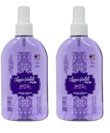 YOLY Classic Violets Cologne 8 Fl Oz Long-Lasting Traditional Scent Ideal for Babies & Adults Refreshing Floral Fragrance (Pack of 2) 8 Fl Oz (Pack of 2)
