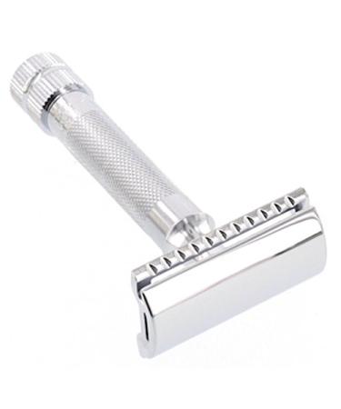 Buy G.B.S Men's Grooming Kit - DE MK 34 Safety Razor Badger Brush & Chrome Stand | Durable Stainless Steel Blades for Perfect Shave - International Shipping Available - Buy Online on GoSupps.com