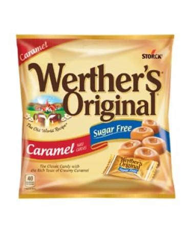 Bundle of 4 Bags Werther's Original Sugar-Free Caramel & Omegapak Starlight Mints 1.46 Oz - Fresh Keto Hard Candy - Individually Wrapped & Sugarless - Buy Online on GoSupps.com