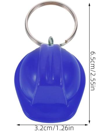 IMIKEYA Construction Hat Keychain 6pcs Mini Helmet Key Rings Safety Helmets Hard Hats Pendant Charms Construction Party Favors Blue - Buy Online on GoSupps.com