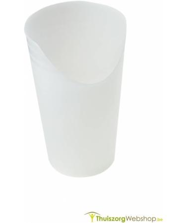 Transparent Drinking Cup with Nose Cutout - Unique Design for Comfortable Sipping | Shop Internationally - Buy Online on GoSupps.com