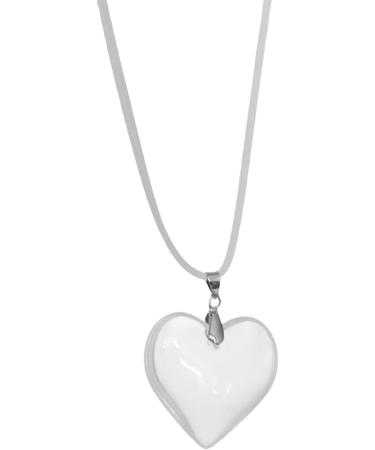 Silay Glass Heart Necklace - Romantic Blue Choker for Women & Teens | Perfect Anniversary Gift - Buy Online on GoSupps.com