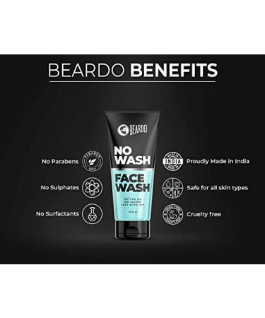 Beardo No Wash Facewash 100 gm | Made in India - Buy Online for Fresh & Clean Skin - Buy Online on GoSupps.com