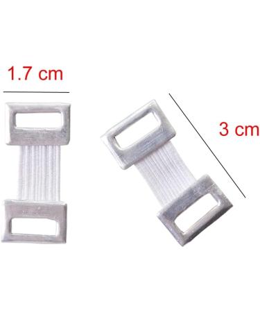 50 Pcs Elastic Bandage Clips - Stretch Metal Clasps & Fastener Hooks for Bandage Wraps - Replaceable & Durable White Clips - Buy Online on GoSupps.com