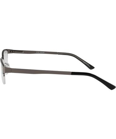EYECEDAR Amcedar Metal Half-Frame Reading Glasses Men 5-Pack Spring Hinges Stainless Steel Material Sun Readers 1.75 5 Pairs Mix 1.75 x - Buy Online on GoSupps.com