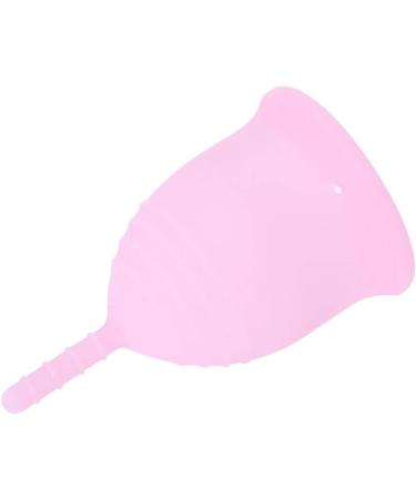 Menstrual Cup Reusable Silicone Female Menstruation Cup Safety for Menstrual Lady soft menstrual period in silicone for feminine menstrual hygiene Menstrual Cups Feminine Hygiene Product (L-Pink) - Buy Online on GoSupps.com