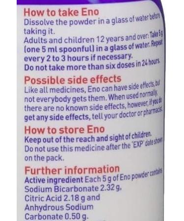 Fruit Salt Regular 100g Instant Energy Packs (E N O - Pack of 4) - Buy Online on GoSupps.com