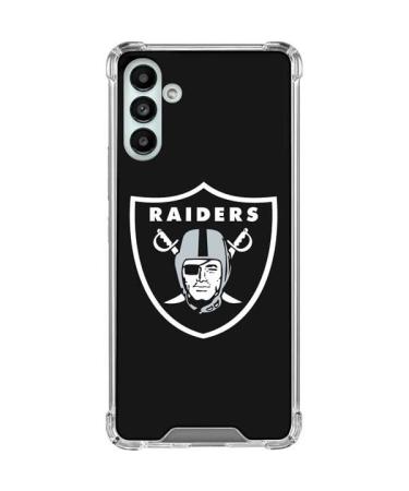 Skinit Clear Phone Case Compatible with Samsung Galaxy A13 5G - Officially Licensed NFL Las Vegas Raiders Large Logo Design