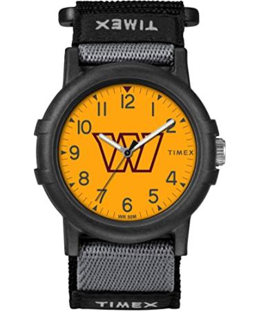 Timex Tribute Unisex NFL Recruit 38mm Watch  Washington Commanders with Black Fabric Strap - Buy Online on GoSupps.com