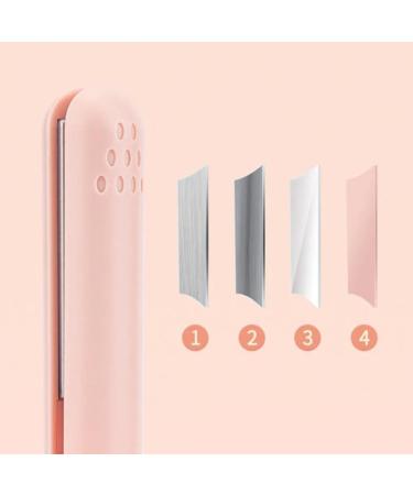 Mini Dual-purpose Curling Iron Upgrade 2-in-1 USB Hair Straightener Curling Iron Ceramic Mini Hair Curler Travel Curling Iron USB Rechargeable Curling Wand (2pcs-A) - Buy Online on GoSupps.com