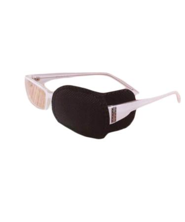 6PCS Protect Eyes Amblyopia Eye Mask For Glasses Strabismus Lazy Breathable Eye Patches Small(Black)