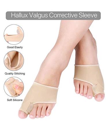 Buy Bunion Corrector - Orthopedic Gel Pads & Toe Separator for Hallux Valgus Relief | Unisex | 1 Pair (Skin - Buy Online on GoSupps.com