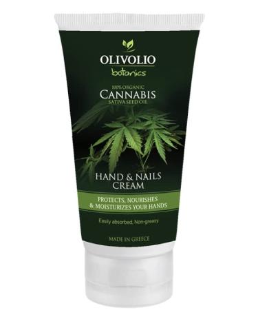 Olivolio Botanics Hand Cream with 95% natural ingredients and 100% organic hemp oil - 150 ml