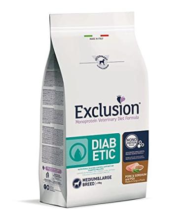 CROCCHETTE EXCLUSION MONOPROTEIN VET Diet Diabetic Medium E Large Breed. 2KG