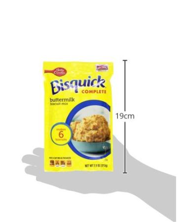 Betty Crocker Bisquick Buttermilk Biscuit Mix 7.5 oz - Just Add Water - Buy Online on GoSupps.com