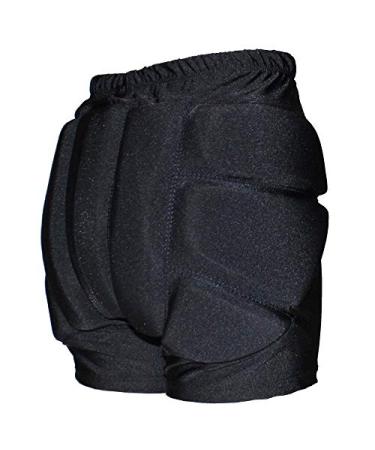 CRS Cross Padded Figure Skating Shorts  Crash Butt Pads for Hips Tailbone & Butt Ladies Small Black