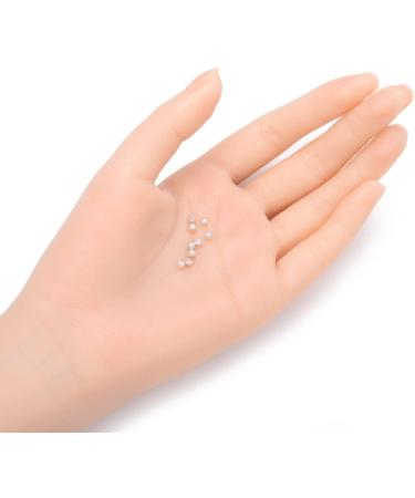 Adabele 925 Sterling Silver Seamless Smooth 3mm Spacer Beads - Pack of 100 | Small Round Beads for Jewelry Making - SS142 - Buy Online on GoSupps.com