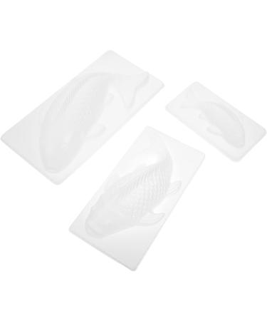 UPKOCH 6 Pcs Fish Mold DIY Rice Cake Molds DIY Jelly Mold Biscuit Mold White Modeling Baking Pan Pp 3D 31.5X15.5X7CMx2pcs - Buy Online on GoSupps.com