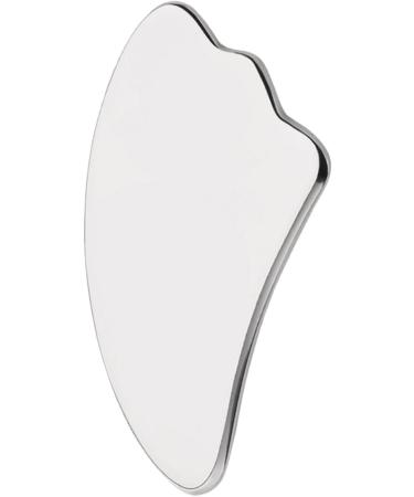 Perfk Gua Sha Massage Device | Stainless Steel Facial Tool & Body Massage Board (10cm x 5.5cm) for Neck & Body Relaxation - Buy Online on GoSupps.com