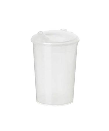 Homecraft Feeding Cups 4mm Standard Drinking Aid for Independence 250 mL Plastic Cup for Safe Drinking and Consumption of Liquids Eating Aid for Elderly Handicapped and Disabled Users 4mm Spout Single