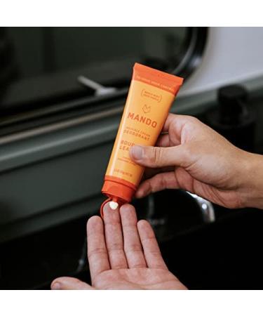 Mando Whole Body Deodorant For Men - Invisible Cream - 72 Hour Odor Control - Aluminum Free Baking Soda Free Skin Safe - 3 Ounce Tube (Pack of 2) - Bourbon Leather Bourbon Leather 3 Ounce (Pack of 2) - Buy Online on GoSupps.com
