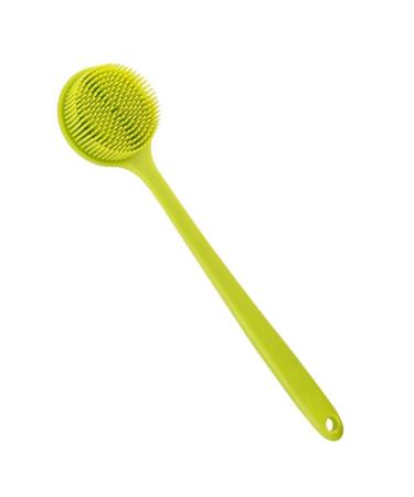 Stylenbest bathing brush silicone bathing brush with a long handle with hook double-sided shower brush with a long handle tailwascher shower brush for women and men