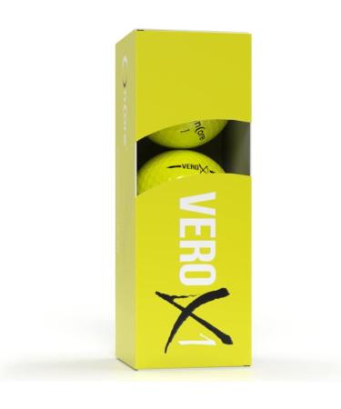 VERO X1 Golf Balls - Yellow (One Dozen | 12 Premium Golf Balls) - Tour Performance Balls - Buy Online on GoSupps.com