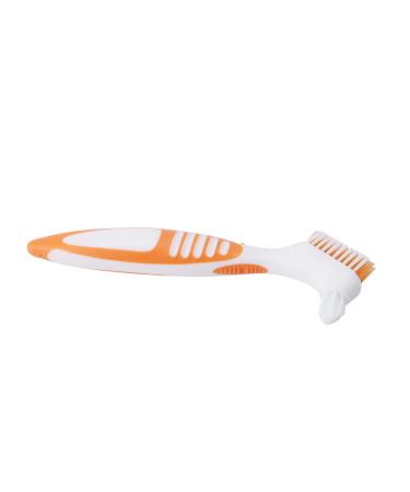 Dental prosthesis toothbrush plaque removal safe in use long service life cleans the hard-to-reach surfaces of denture