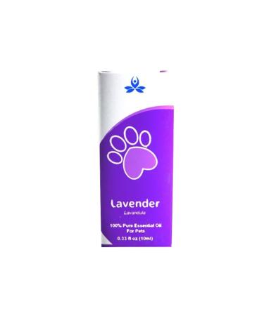 Pet-Friendly Lavender Essential Oil - 10ml Bottle - Natural & Pure - Helps Create a Calming Environment for Pets