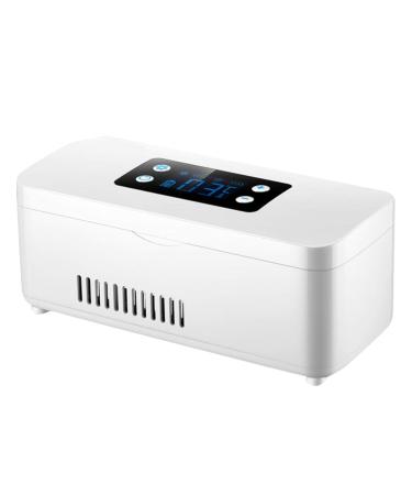 Mini Insulin Refrigerated Box - Smart Home Portable Charging Medical Fridge Car Serum/Eye Drops Storage Box Ultra Clear Large Display Standard