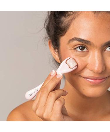 Buy Kitsch Micro Derma Facial Roller - Blush | Enhance Skin Radiance & Texture - Buy Online on GoSupps.com