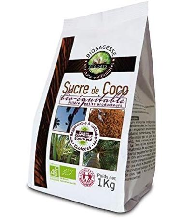 Ecoid es Fair Trade Coconut Sugar 1 kg Sold Per Unit - Buy Online on GoSupps.com