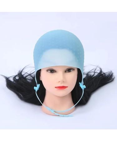 ZPFDSG Highlighting Cap Professional Barber Hair Coloring Cap Silicone Highlights Cap With Needle Hair Dye Hat Beauty Salon Hairstyling Tools. (Color : Gold) - Buy Online on GoSupps.com