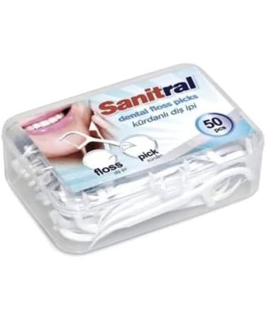 White Glo Professional Choice Toothpaste & Toothbrush Set - Extra Strength 100 ml + Sanitral 50 Dental Floss Sticks | International Shipping Available - Buy Online on GoSupps.com