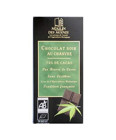 DARK CHOCOLATE WITH HEMP 100G