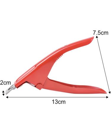 Toenail Clippers Nail Clippers Cuticle Clipper Nail Clipper Professional Acrylic UV Gel Fake Artificial Tips Edge Cutter Professional Nail Art Manicure Tool Red (Color : Red) - Buy Online on GoSupps.com