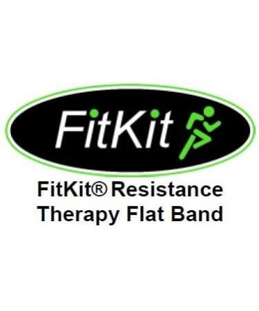 FitKit Resistance Exercise Band - 1.5M - 4 Resistance Levels for Pilates, Yoga, Rehab - Red - Buy Online on GoSupps.com