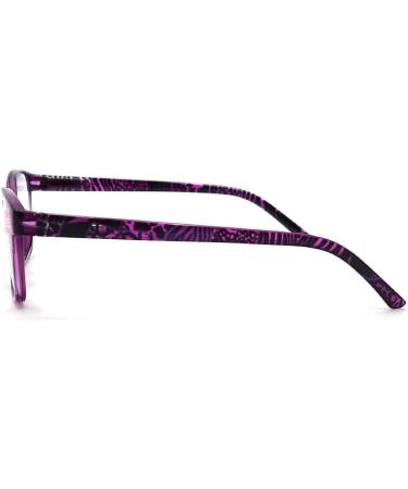 Blue Light Blocking Reading Glasses for Men & Women | 1.25 Strength Purple Computer & Gaming Glasses - Buy Online on GoSupps.com