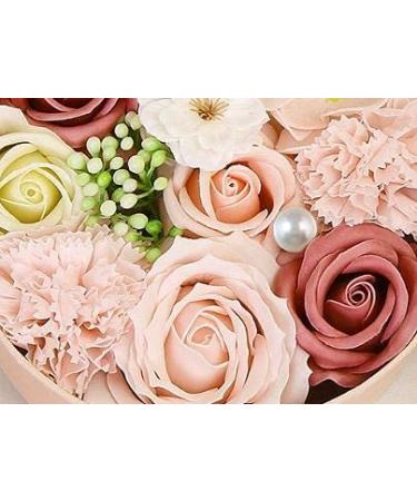 Flora Scented Luxury Bath Soap - Rose/Carnation Flowers with Plant Essential Oil in Gift Box | Perfect Gift for Birthday, Valentine's Day, Mother's Day, Teachers' Day, Christmas - Buy Online on GoSupps.com