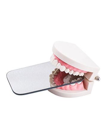 ZorvoDental Intraoral Orthodontic Photographic Glass Mirror 2sided Rhodium Occlusal