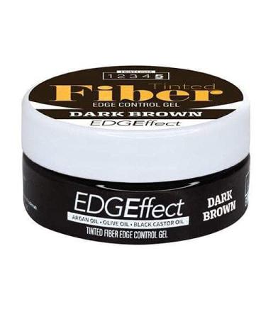 MAGIC | EDGEffect Tinted Fiber Edge Control Gel 1 oz (Dark Brown) 1 Ounce (Pack of 1) Dark Brown