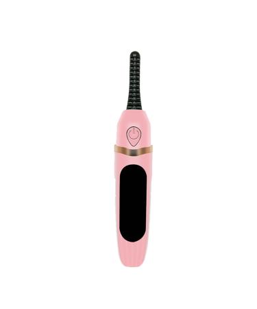Heated Eyelash Curlers Heated Lash Curler with Comb Electric Eyelash Curler LED Display for Makeup Tools USB Rechargeable for Women Gifts (Pink) Small