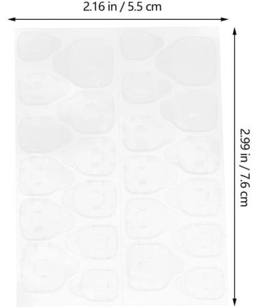  FOMIYES FOMIYES 100 Sheets Nail Press Adhesive Tabs Nail Glue Stickers Double Sided Nail Glue Nail Glue For False Nails Tips - Buy Online on GoSupps.com