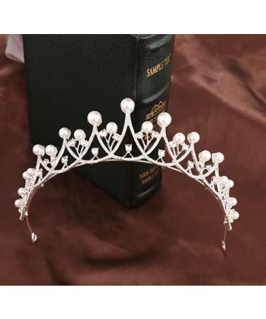 JORCEDI Pearl Tiara Crown - Elegant Wedding Bridal Accessory for Pageants, Cosplay, Prom & Birthdays - Buy Online on GoSupps.com