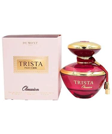Dumont TRISTA OBSESSION POUR FEMME - Eau De Parfum - 3.4oz - Luxury Perfume for Women & Girls - Floral Fruity Musk & Feminine Fragrance -Long Lasting Cologne Mist & Body Spray - for Her - Buy Online on GoSupps.com