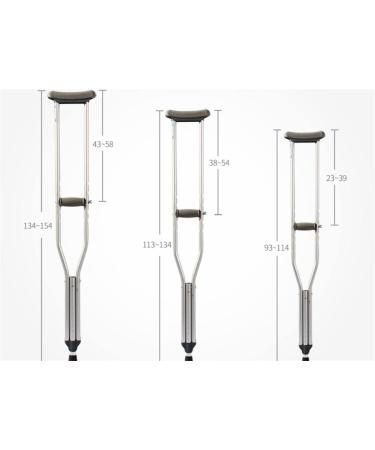 Crutches for Adults Underarm Crutch Forearm Adjustable Lightweight Adjustable Aluminum Crutches Comfort-Fit Grip Great for Travel or Work (A) Journey - Buy Online on GoSupps.com