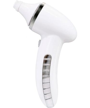 ZQQZEZ Electric Facial Cleansing Brush USB Rechargeable Waterproof Face Brush with 4 Brush Heads Spin Face Brush Set for Deep Cleansing Removing Blackheads Exfoliating (Color : White)
